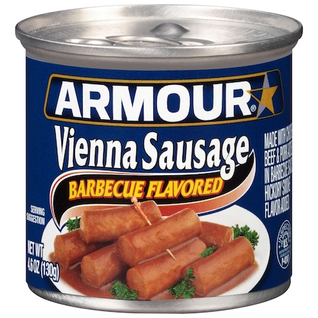 Armour Armour Barbecue Flavored Vienna Sausage 4.6 oz., PK24 5410093602